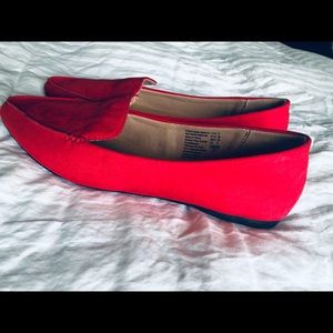 Red Flats. Size 8.0